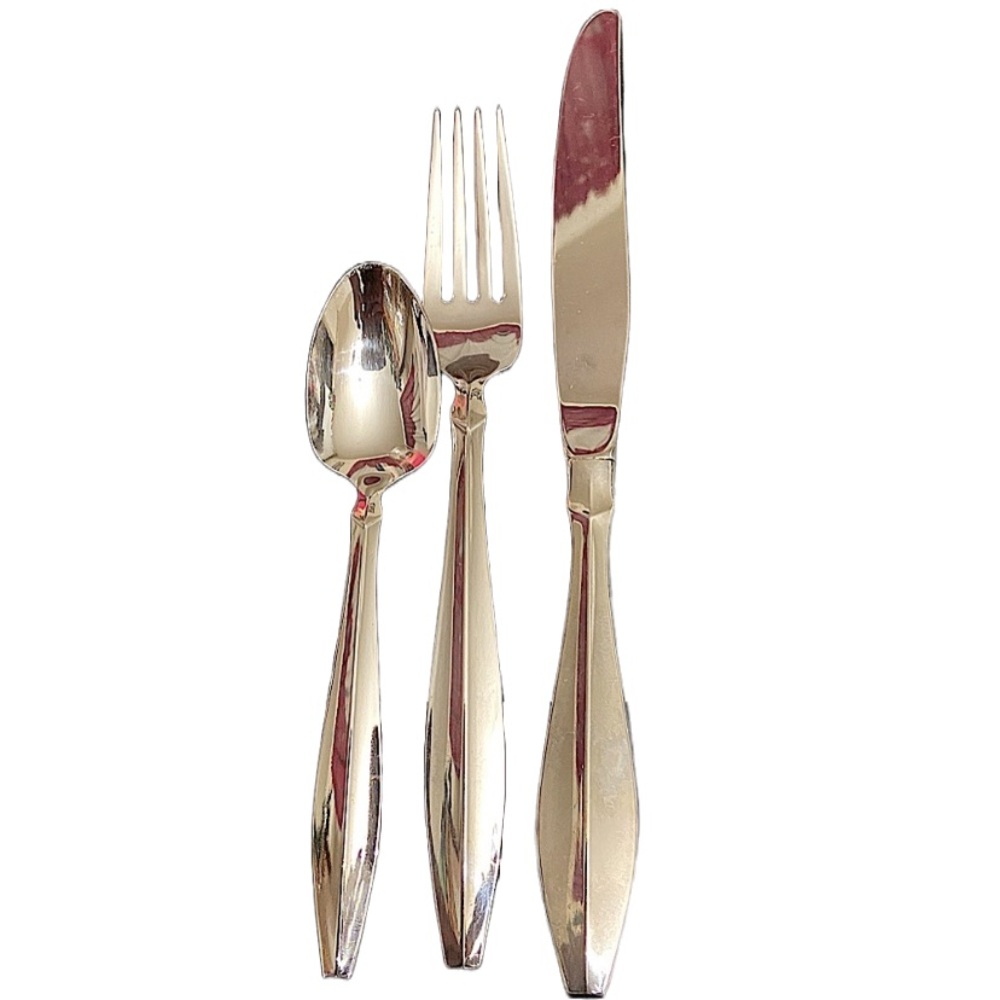 Oneida Usa Arris Stainless Steel 3 Piece Flatware Set